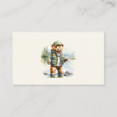 Carte D'accompagnement Registre des cadeaux QR Code mignon Pêche Teddy Be (Dos)