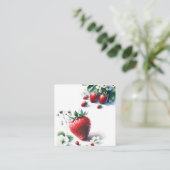 Carte D'accompagnement Registre des fraises (Debout devant)