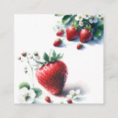 Carte D'accompagnement Registre des fraises (Devant)