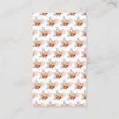 Carte D'accompagnement Registre d'herbe Boho Terracotta Pampas (Dos)