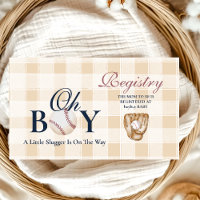 Registre du Baby shower de baseball vintage Boys