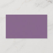 Carte D'accompagnement Registre mariage Dusty Purple Script simple (Dos)