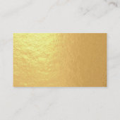 Carte D'accompagnement Registre mariage Faux Gold Foil Élégant Script Enc (Dos)