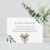 Carte D'accompagnement Reindeer dans les livres en Masque pour Baby inser (Debout devant)