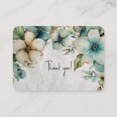 Carte D'accompagnement Remerciements Floraux (Devant)