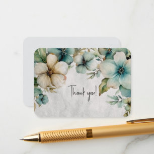 Carte D'accompagnement Remerciements Floraux