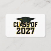 Carte D'accompagnement Remise des diplômes de la promotion 2027 de Letter (Devant)
