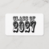Carte D'accompagnement Remise des diplômes de la promotion 2027 de Wester (Devant)
