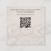Carte D'accompagnement Reno Passport Mariage QR (Devant)