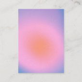Carte D'accompagnement Repas tendance Retro dégradé rose et pourpre RSVP (Dos)
