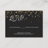 Carte D'accompagnement Réponse par courriel pour 50e anniversaire Code QR (Devant)