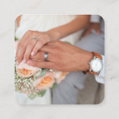 Carte D'accompagnement Réponse par photo de code QR (Dos)