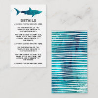 Requin infesté n'importe quel âge fête d'anniversa