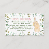 Carte D'accompagnement Réserver Demande Cute Little Bunny Baby shower (Devant)