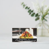 Carte D'accompagnement Restaurant Chef Wedding planner Restaurant (Debout devant)
