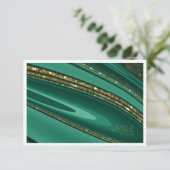 Carte D'accompagnement Résumé Détails des Strates de Paillettes Blanches (Debout devant)