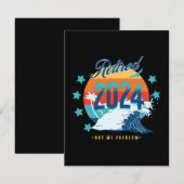 Carte D'accompagnement Retraite officielle 2024 (Devant / Derrière)