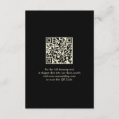 Carte D'accompagnement Retro 70's Party Disco Ball Sparkle Glam Wedding  (Dos)