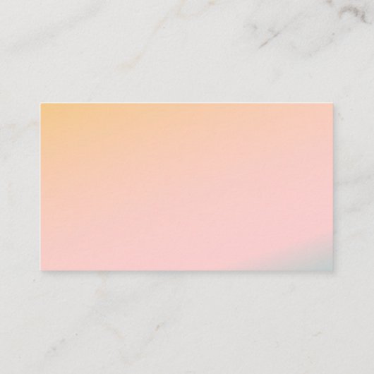 Carte D'accompagnement Retro Beach Pastel Gradient Site Mariage unique (Dos)