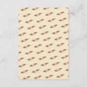 Carte D'accompagnement Retro Boho Fun Mariage sur mesure fait main Shower (Dos)