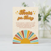 Carte D'accompagnement Retro Boho Sun Books for Baby (Debout devant)