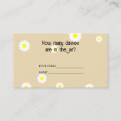 Carte D'accompagnement Retro Groovy - Combien de marguerites y a-t-il dan (Devant)