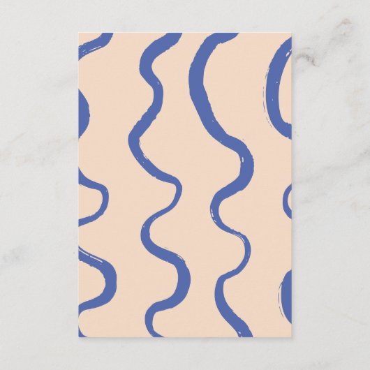 Carte D'accompagnement Retro Modern Bold Typographie Mariage Détails (Dos)