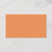 Carte D'accompagnement Retro Summer Orange QR code RSVP (Dos)