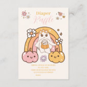 Carte D'accompagnement Retro Super Halloween Petit Boo Raffle Diapper (Devant)