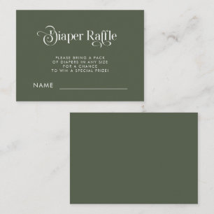 Carte D'accompagnement Retro Vintage de la typographie Baby shower de jau