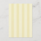 Carte D'accompagnement Retro whimsical striped beach wedding details  (Dos)