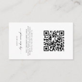 Carte D'accompagnement Réussite minimaliste simple d'attente et RSVP (Dos)