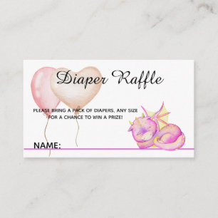 Carte D'accompagnement Rêves de dragons à la baisse - Boîtier de Baby sho