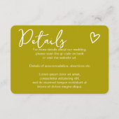 Carte D'accompagnement Rien de fantaisie Just Love QR Code Vert Super (Devant)