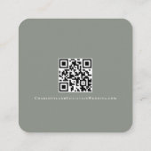 Carte D'accompagnement Rien de fantaisie Juste l'amour Simple QR Code (Dos)