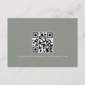 Carte D'accompagnement Rien de fantaisie Juste l'amour Simple QR Code (Dos)