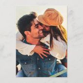 Carte D'accompagnement Rien de fantaisiste, détails de mariage décontract (Dos)