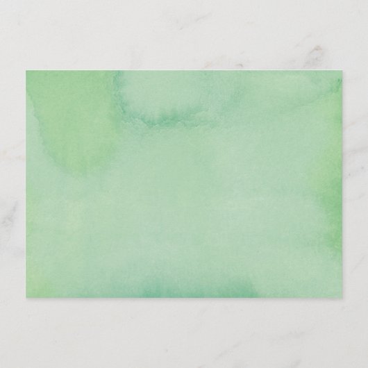 Carte D'accompagnement Robe d'aquarelle rustique chicFiche de mariage (Dos)