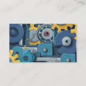 Carte D'accompagnement Robot se prépare pour bébé et livres Diaper Raffle (Dos)