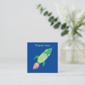 Carte D'accompagnement Rocket Green Childing Space (Debout devant)