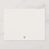 Carte D'accompagnement Rocky Pine Mountain Seascape Détails du Mariage (Dos)