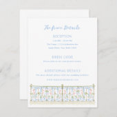 Carte D'accompagnement Rococo Wedding Details (Devant / Derrière)