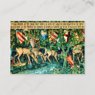 Carte D'accompagnement Roi médiéval Arthur William Morris