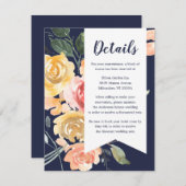 Carte D'accompagnement Romance Désinvolte (Devant / Derrière)