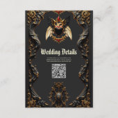 Carte D'accompagnement Romance gothique, Dans l'ombre de l'amour. (Devant)