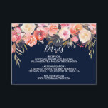 Carte D'accompagnement Romantic Blush Bloom Floral Détails du Mariage<br><div class="desc">Ce Carte de visite romantique à fleurs blanches en Mariage Détails présente des fleurs d'aquarelle peintes dans un feuillage rose vif et blanc,  vert olive avec des lettres manuscrites. Pour une personnalisation plus avancée de cette conception,  veuillez cliquer sur le bouton "Personnaliser". Des articles correspondants sont également disponibles.</div>