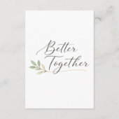 Carte D'accompagnement Romantic Ceremony Quote Template (Dos)