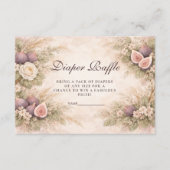 Carte D'accompagnement Romantic Fig Orchard Diapper Raffle (Devant)