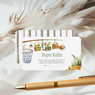 Carte D'accompagnement Rondelle Ronde Petit Pêcheur Excité Petit Pêcheur 