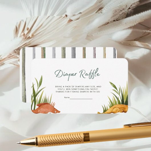 Carte D'accompagnement Ronnet Arrondi Raffin de couches de pêche